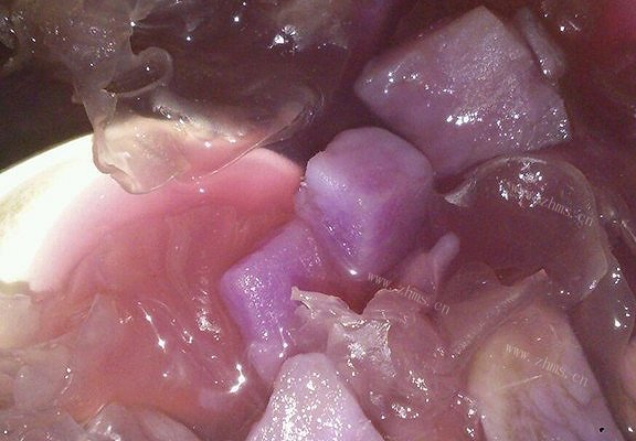 紫薯银耳糖水