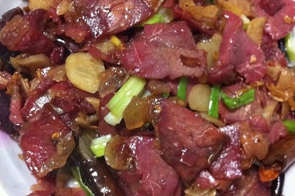 干椒蒜片火腿
