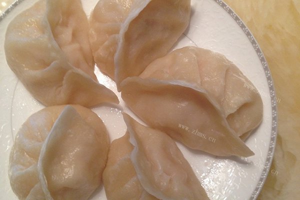 自制虾肉蒸饺