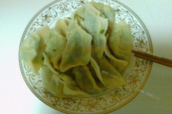 韭菜虾仁水饺
