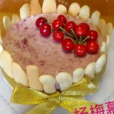 杨梅芒果芝士蛋糕(免烤哦)