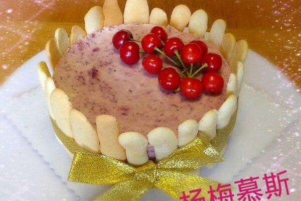 杨梅芒果芝士蛋糕(免烤哦)