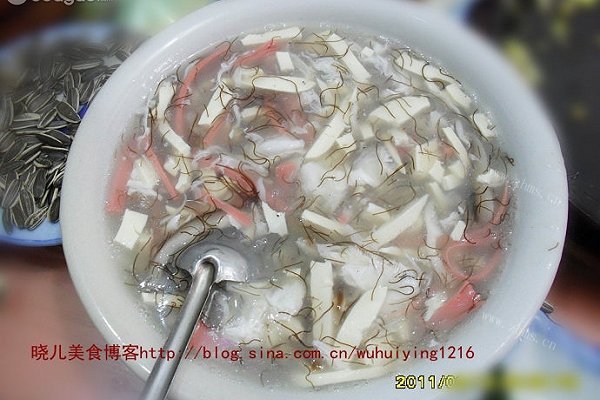 银鱼三丝羹