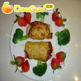 美味芝士鸡肉卷