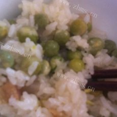 家常豌豆腌肉糯米饭