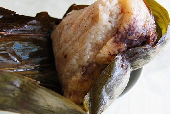 家常的豆沙粽子