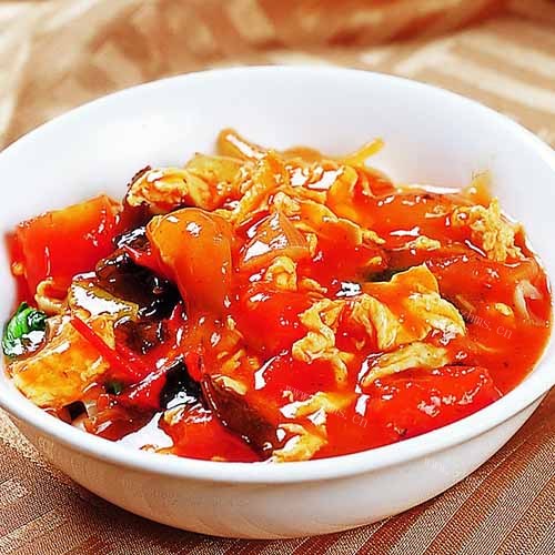 自己做的西红柿鸡蛋面