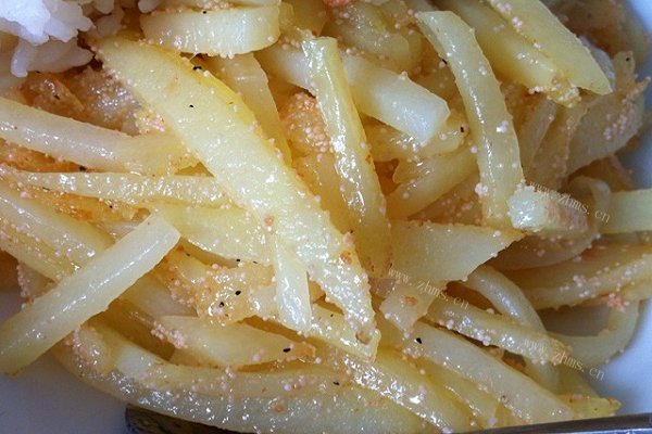 土豆炒明太子