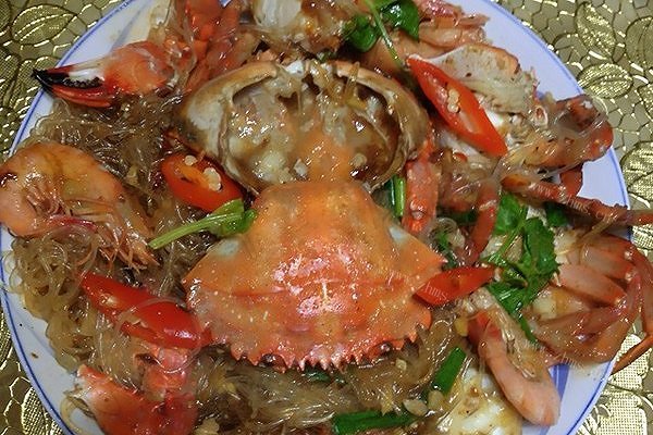 香辣粉丝梭子蟹