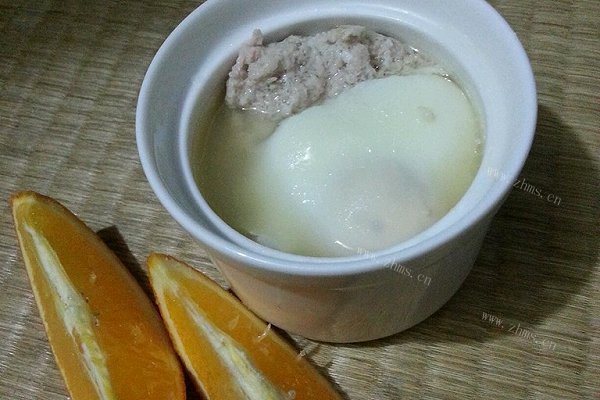 肉饼鸡蛋汤