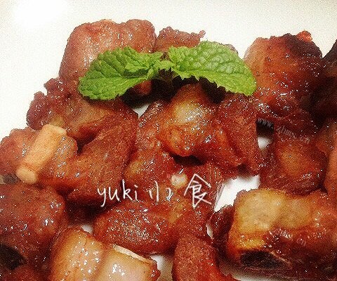 家常叉烧排骨