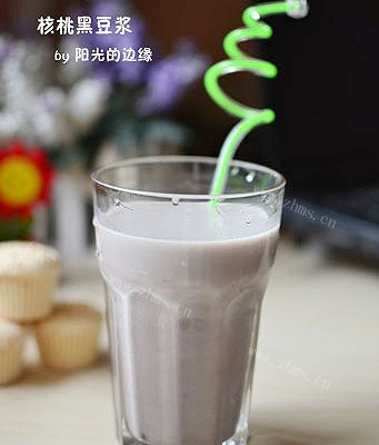 核桃黑豆浆