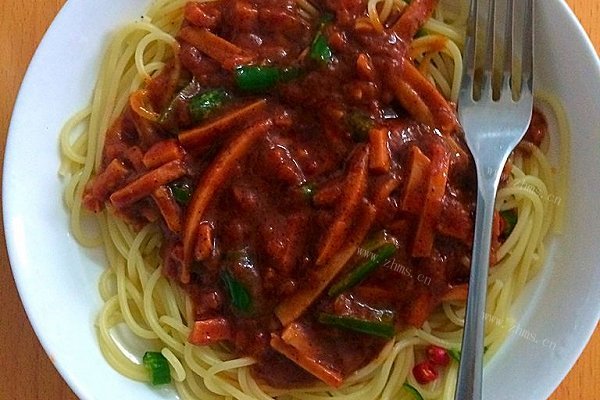 黑椒火腿意粉