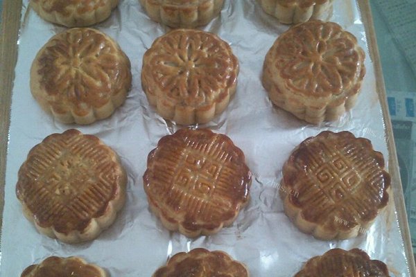 中秋自己做月饼