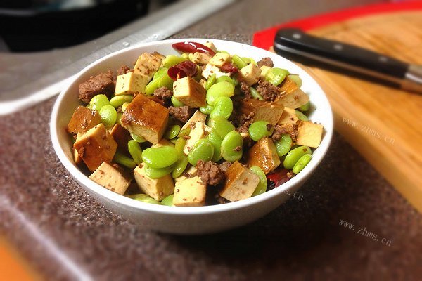「快手菜」肉末毛豆炒香干