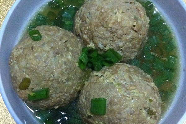 清汤夹心大丸子