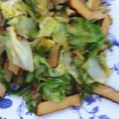 家常高麗菜炖豆腐干