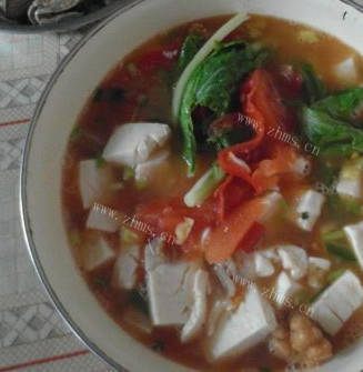 番茄豆腐烧