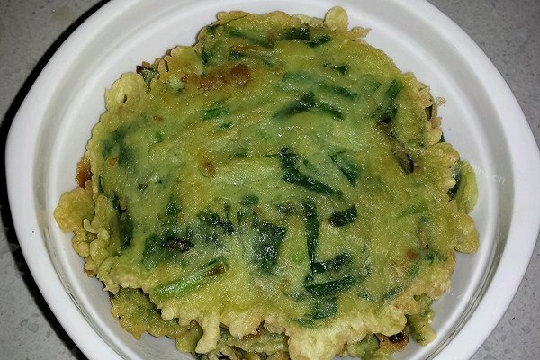 自制韭菜鸡蛋饼