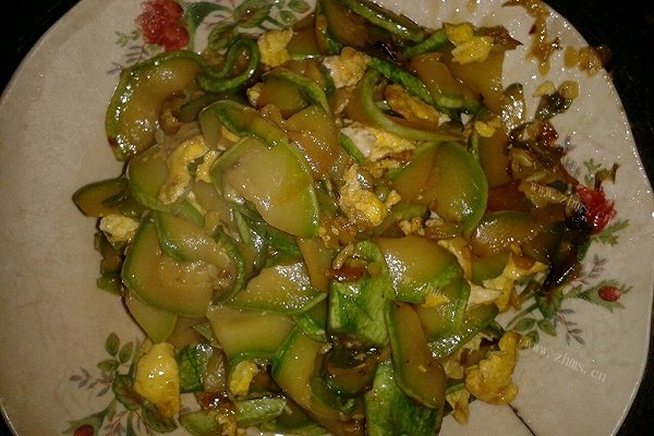 茭瓜炒鸡蛋