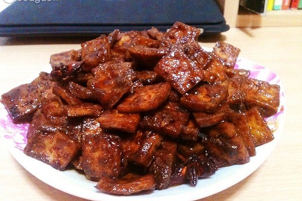 是菜也是零食-蜜汁豆干