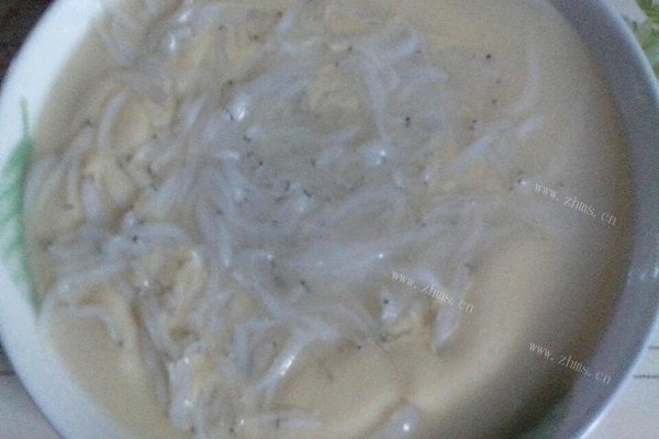 自制银鱼蒸蛋