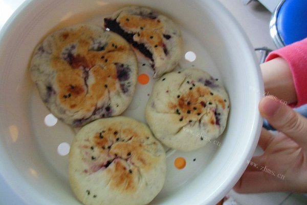 紫薯小馅饼