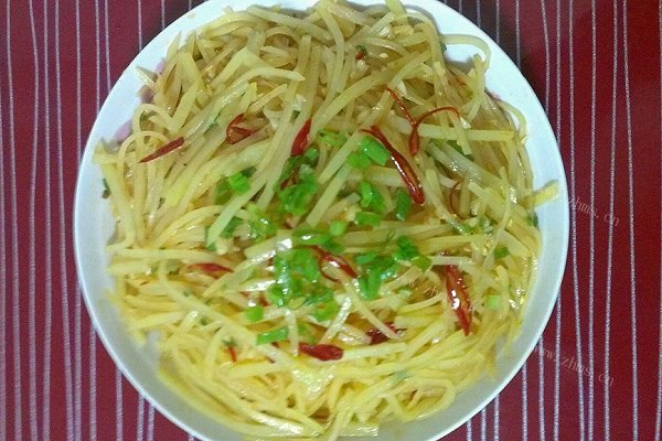 凉拌醋溜土豆丝