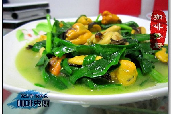 咖啡秀厨：韭菜炒淡菜