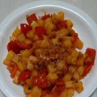 土豆炒西红柿肉松