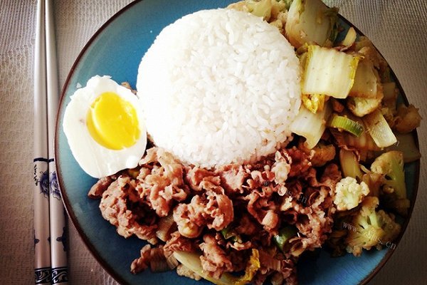 家常吉野家牛肉饭豪华版