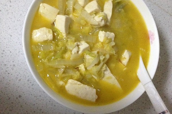 白菜炖豆腐