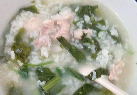 春菜瘦肉粥