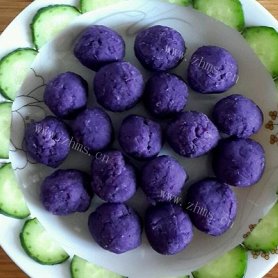 蜂蜜紫薯球