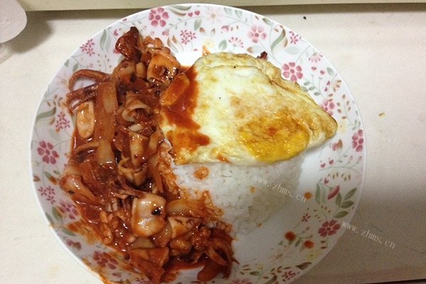 韩式辣炒笔管鱼