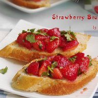 草莓 Bruschetta