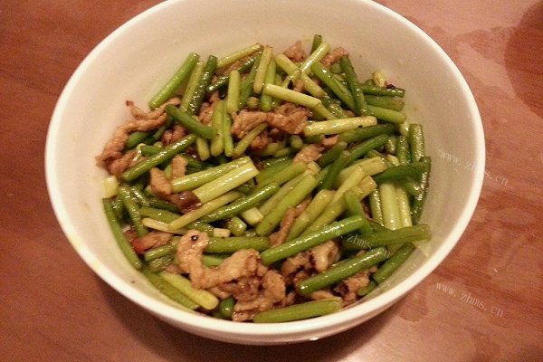 川式蒜台炒肉
