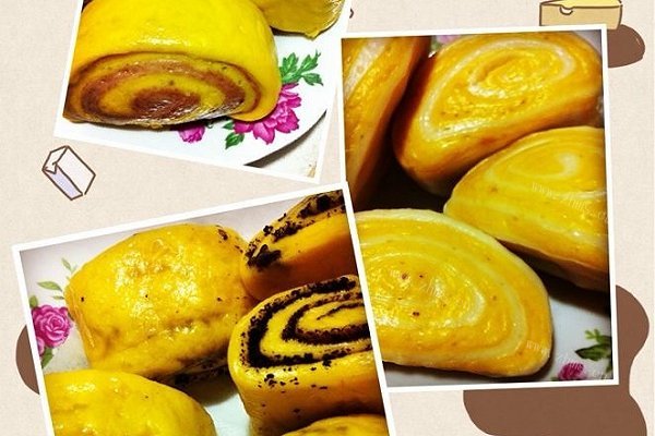 花式南瓜卷（图详解、三款）