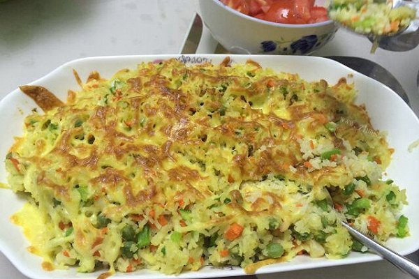 自制芝士焗饭