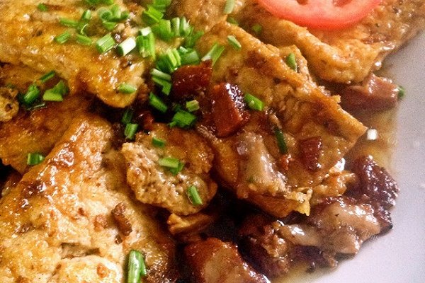 红烧肉熇豆腐