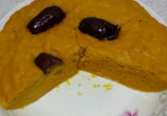 自制南瓜发糕