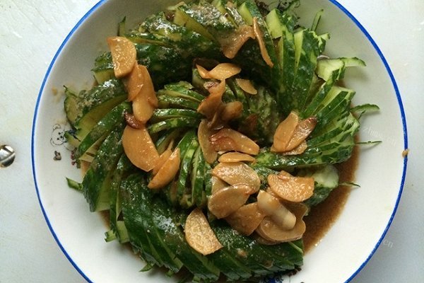 葱油花生酱蓑衣黄瓜