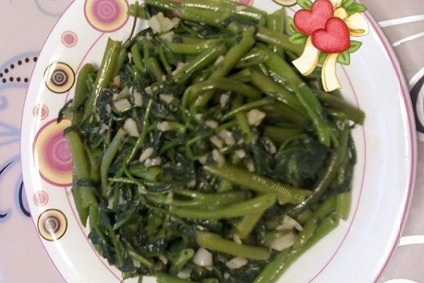 家常蒜香空心菜