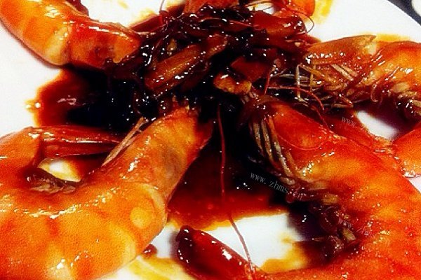 茄汁焖大虾