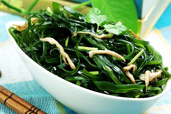 夏虫冬藻养生菜-肉丝炒小海带