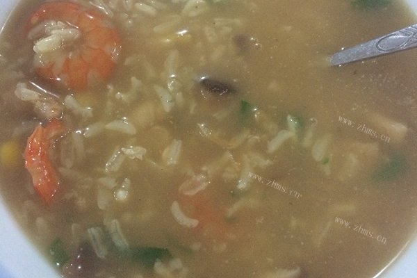 鲜虾香菇粥