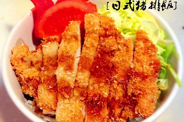 自制日式炸猪排盖饭