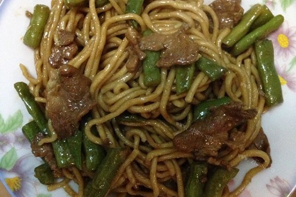 家常豆角焖面