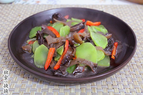 家常葱油素三脆