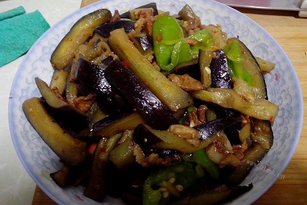 美味川味烧茄子